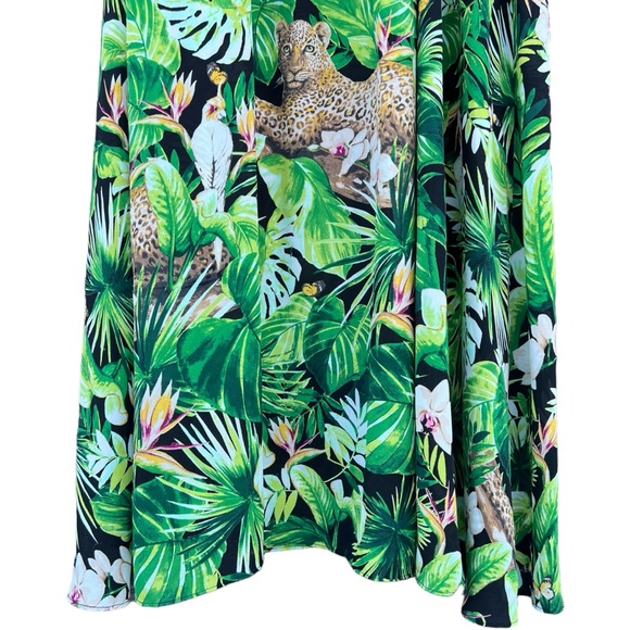 White House Black Market - Jungle Print Maxi Dress - Size 6 - Picture 7 of 14